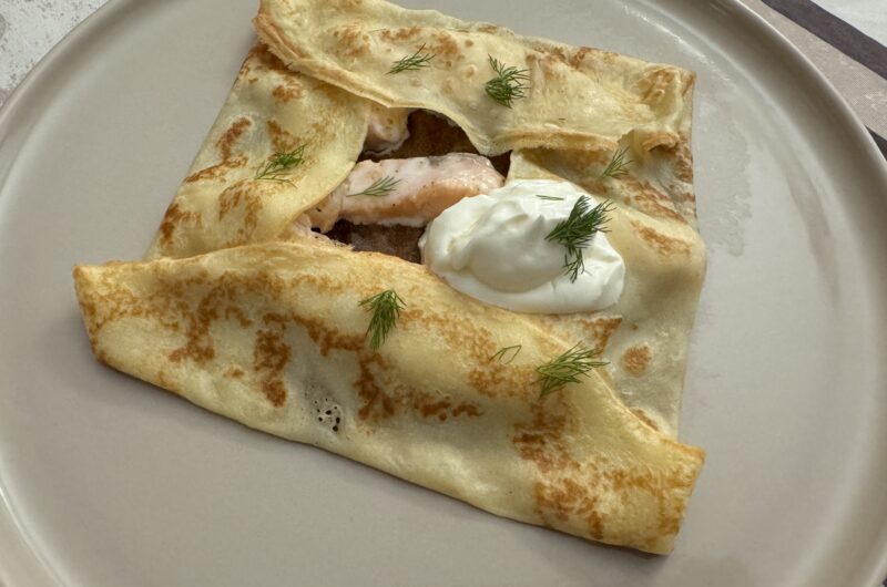 Crêpes au saumon