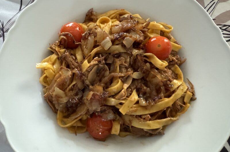 Tagliatelles au pulled pork