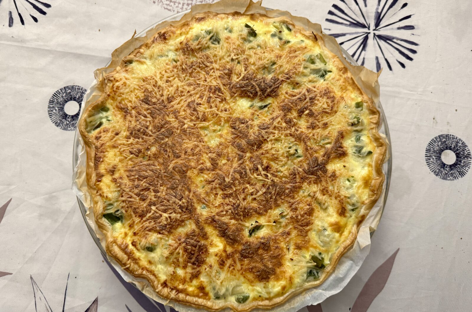 Quiche aux poireaux