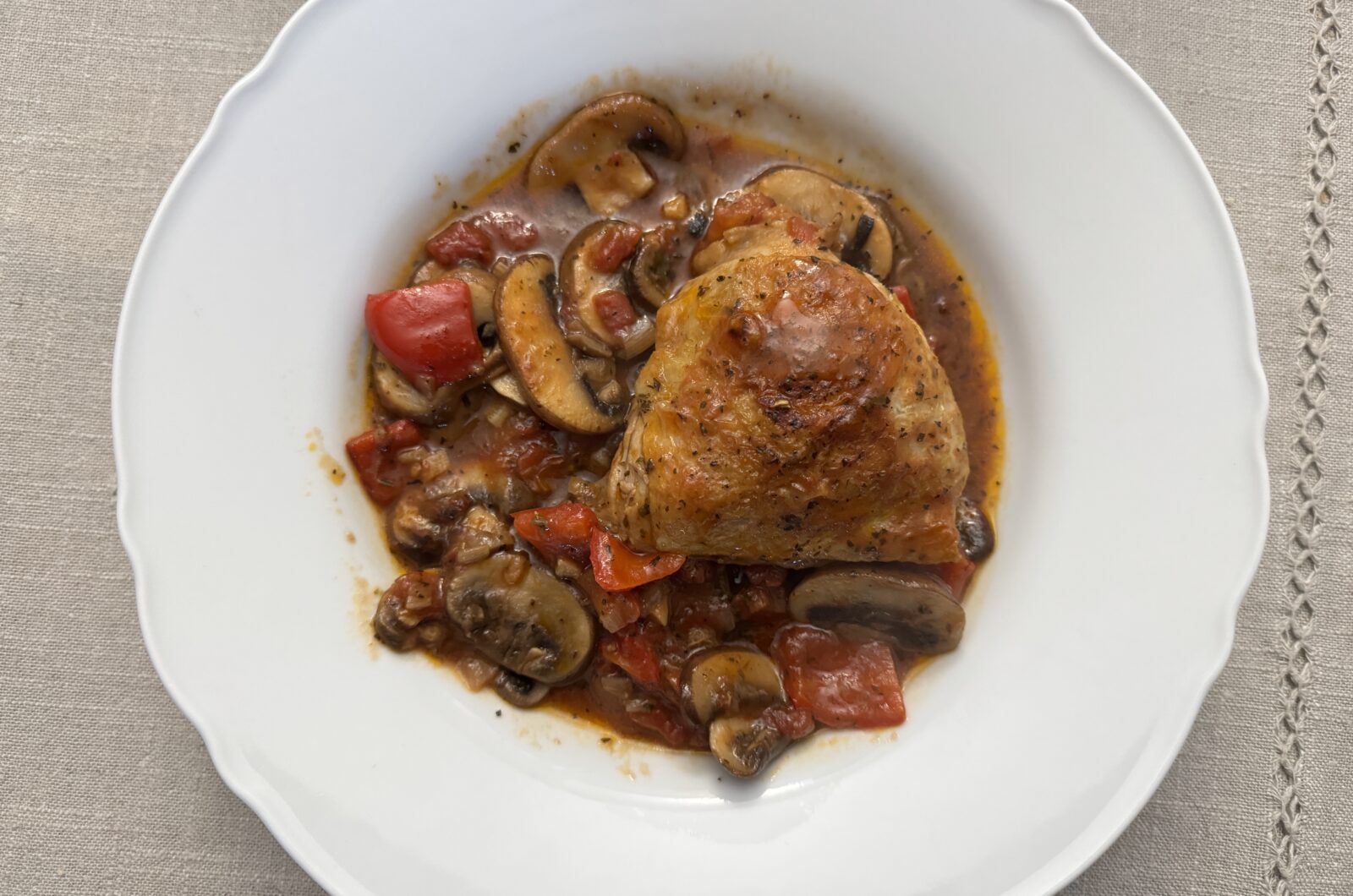 Poulet cacciatore