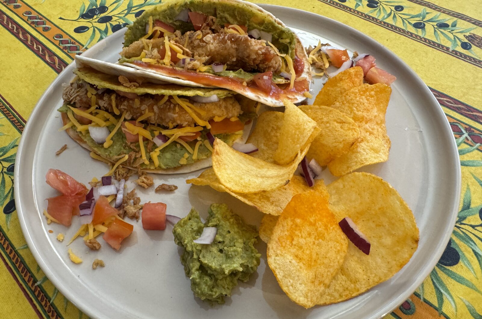 Double tacos crispy façon KFC