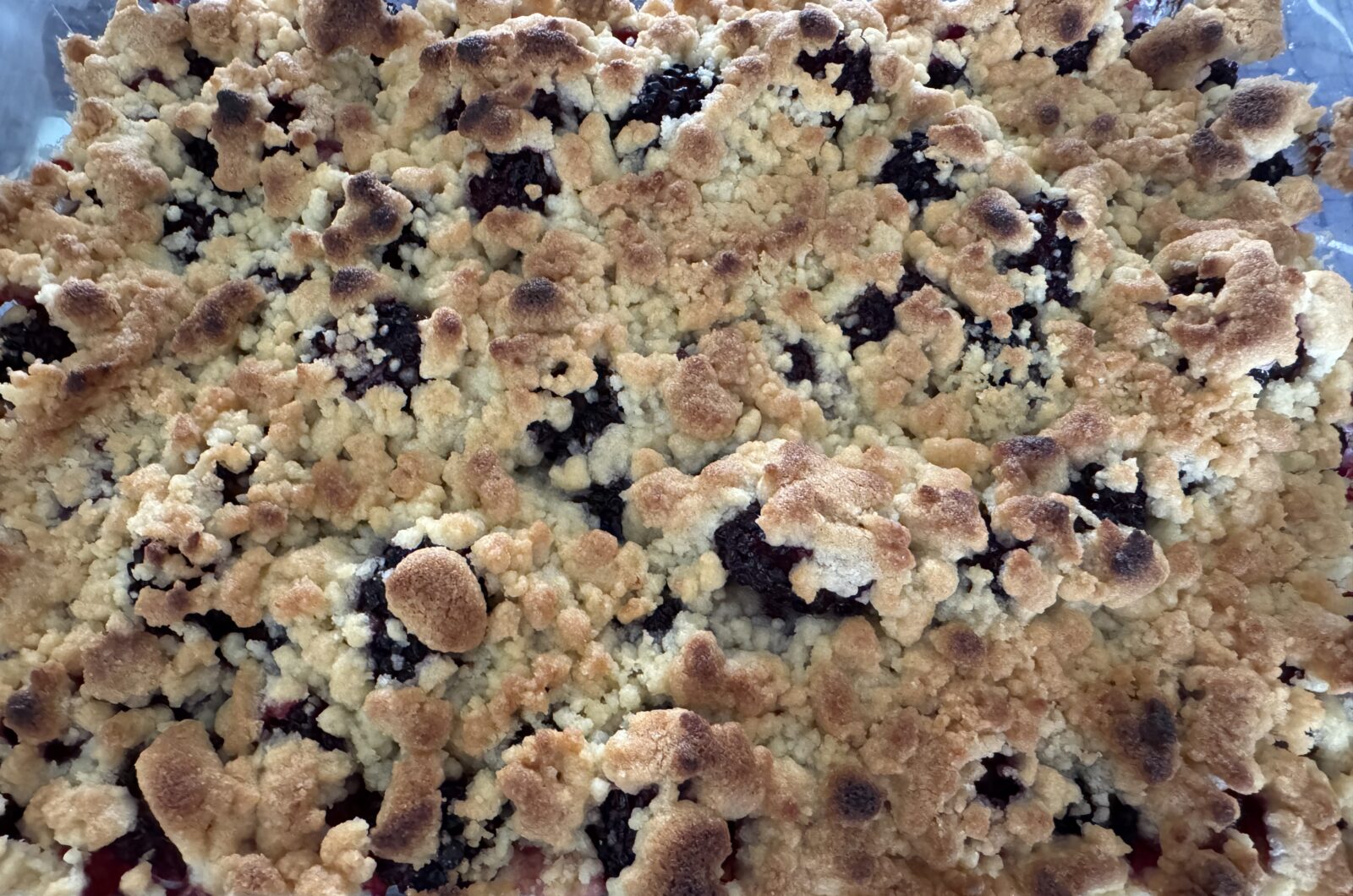 Crumble aux mûres