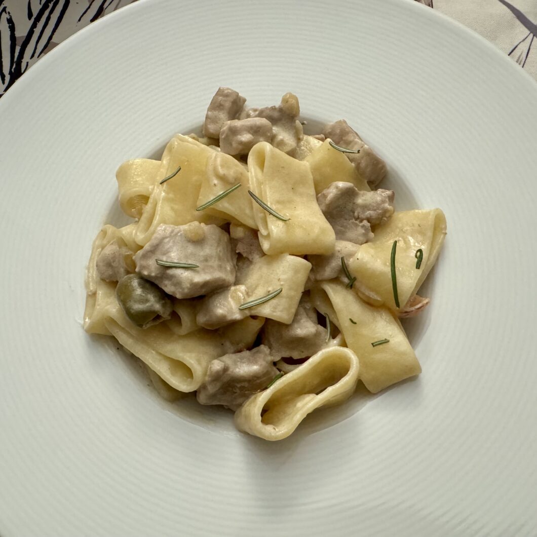 Pâtes au veau et romarin