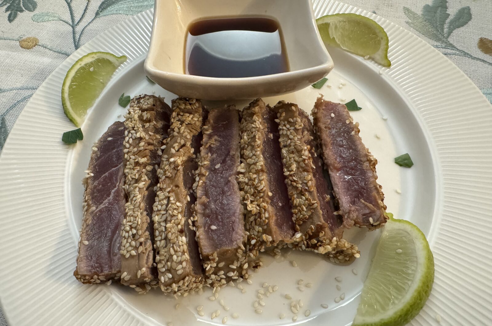 Tataki de thon au sésame