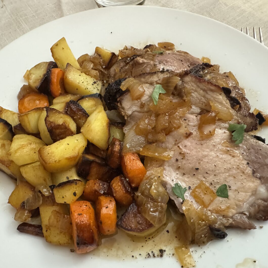 Rôti de porc à la bière