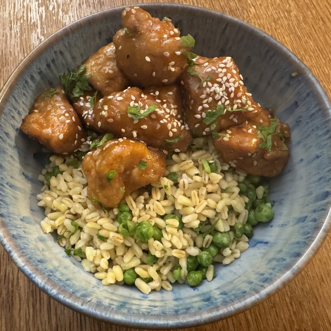 Poulet croustillant sésame et citron