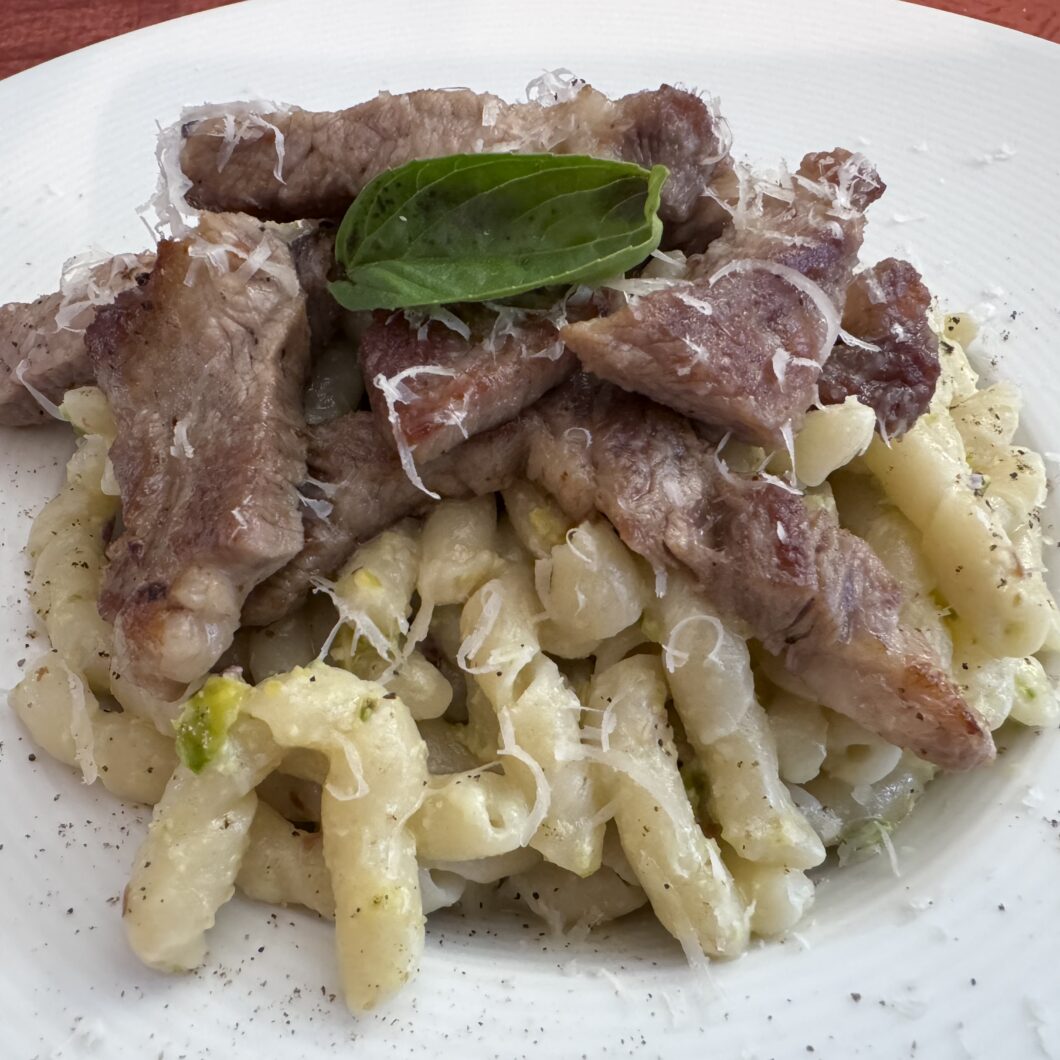 Busiate et pesto de pistaches