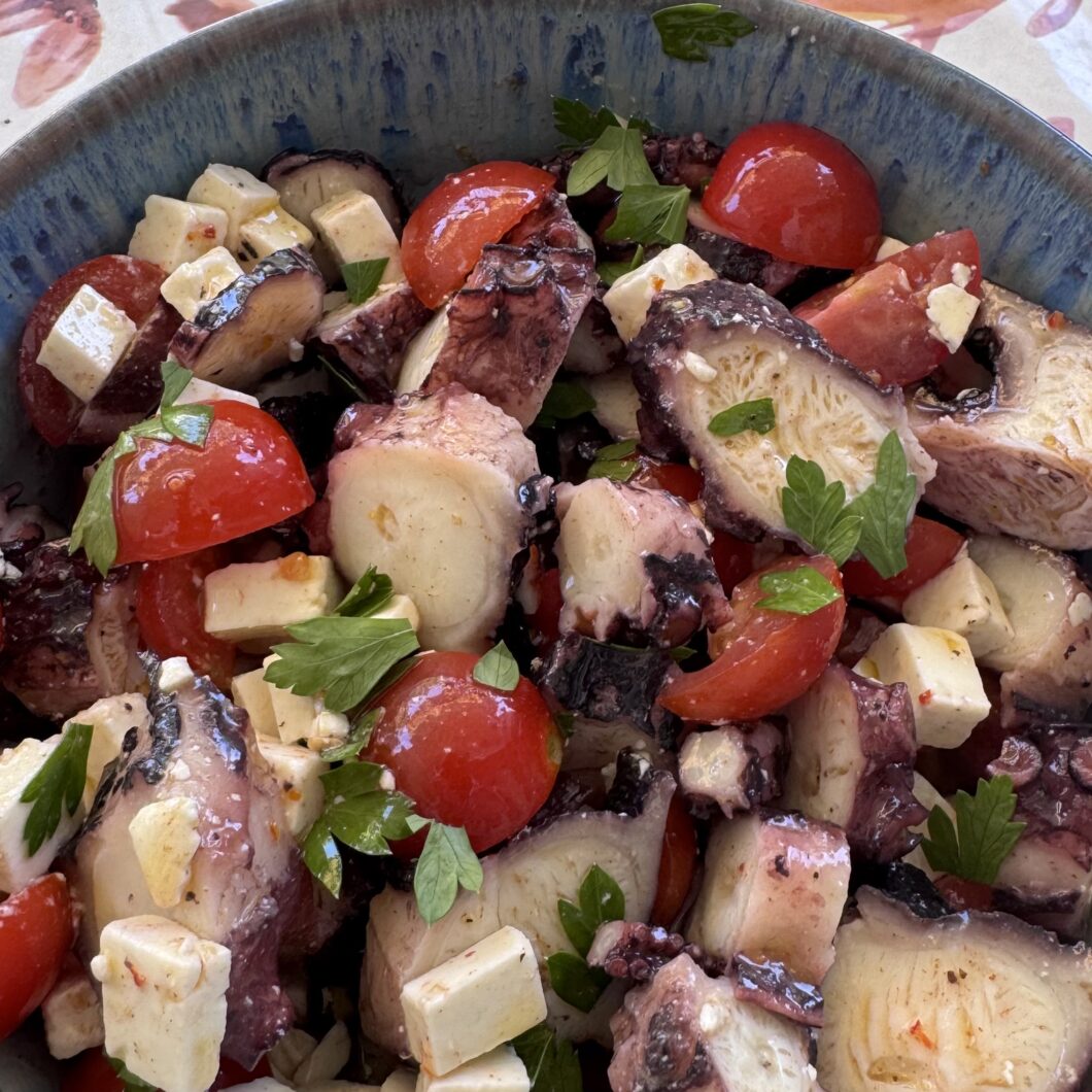 Salade de poulpe à la grecque